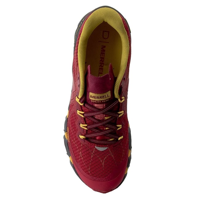 Merrell boots hot sale red laces