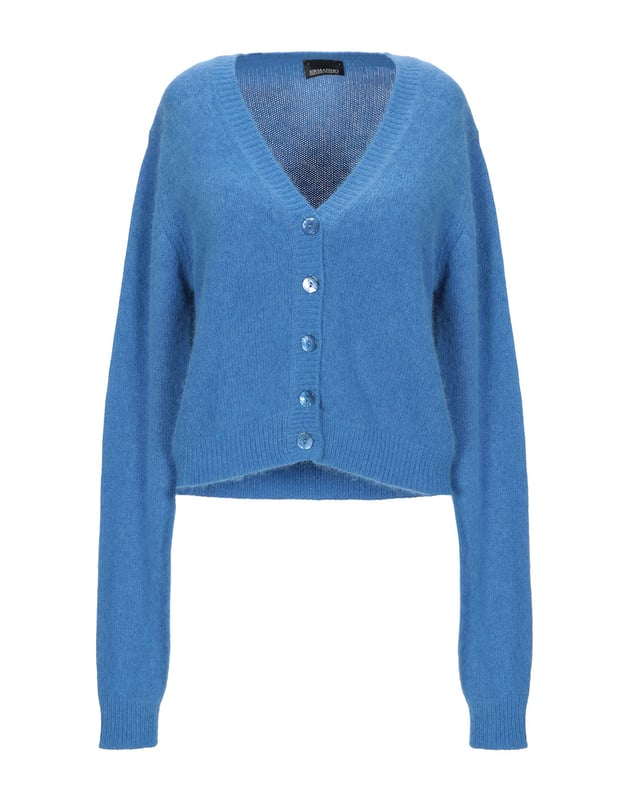 knitted, no appliqu�s, basic solid colour, v-neck, heavy-weight knitted, long sleeves, front closure, button closing, no pockets