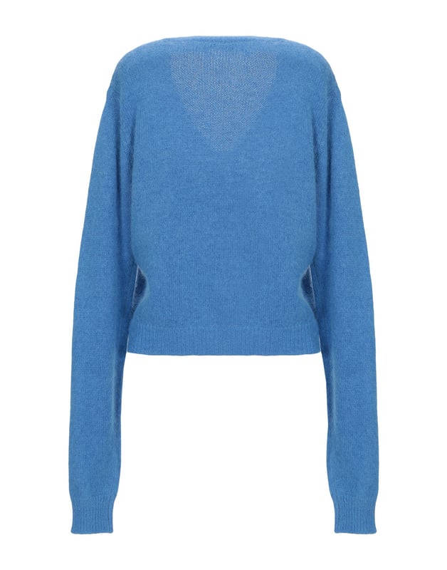 knitted, no appliqu�s, basic solid colour, v-neck, heavy-weight knitted, long sleeves, front closure, button closing, no pockets