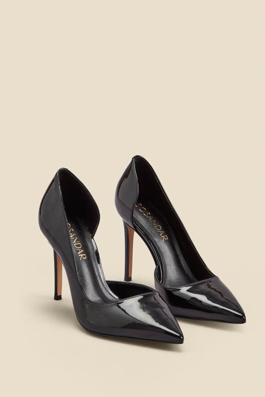 An instant wardrobe staple
Elegant cut-out design
Pointed toe, stiletto heel - sexy, but sophisticated
Patent leather always looks chic
You'll wear them for work and play
Leather leggings, jeans, dresses and suits - they'll go with everything