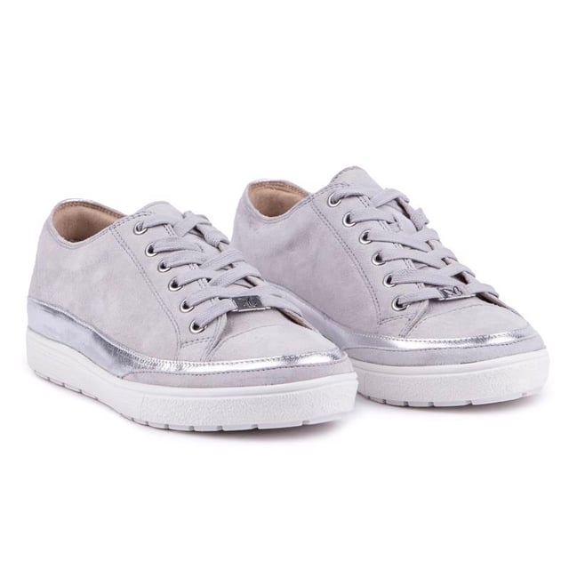 Caprice 2024 silver trainers
