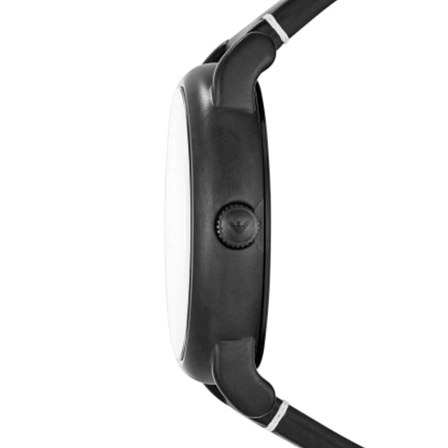 Manufacturer Part Number: AR11136Movement: QuartzBracelet Color: BlackWaterproofing: 50M (5ATM)Dial Color: Two ToneBracelet Material: LeatherDate: YesDial Diameter: 43mmDial Thickness: 11mmGender: MenDisplay: AnalogStyle: ClassicPattern: Name Of The BrandCollection: Emporio Armani ClassicBracelet Closure: Pin BuckleBracelet Width: 22mmDial Material: Stainless SteelGlass Type: MineralShape: RoundBezel: Fixed BezelCase Color: BlackEAN: 0723763268615