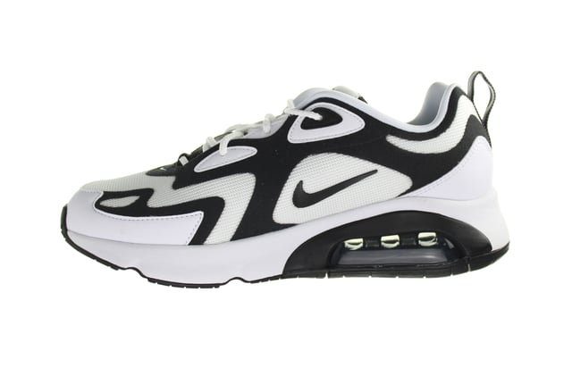 nike air max 200 womens black and white