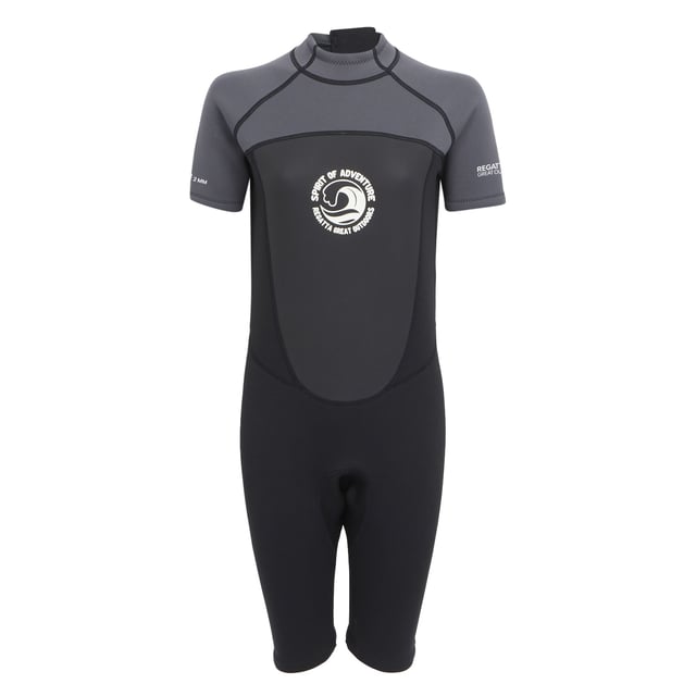85% Neopren, 15% Polyester. Gewebetechnik: Leicht, Schnelltrockend. Marke: Regatta. Flache Säume, Mit Silikon-Noppen, Langer Reißverschlusszug. Reißverschluss hinten. Taschenart: Kleines Schlüsselfach, Verborgen. anpassbar, Stehkragen. Design: Kontrast, Logo. Bademode-Funktionen: Flexibel. Länge: Kurz. Kurzärmlig.