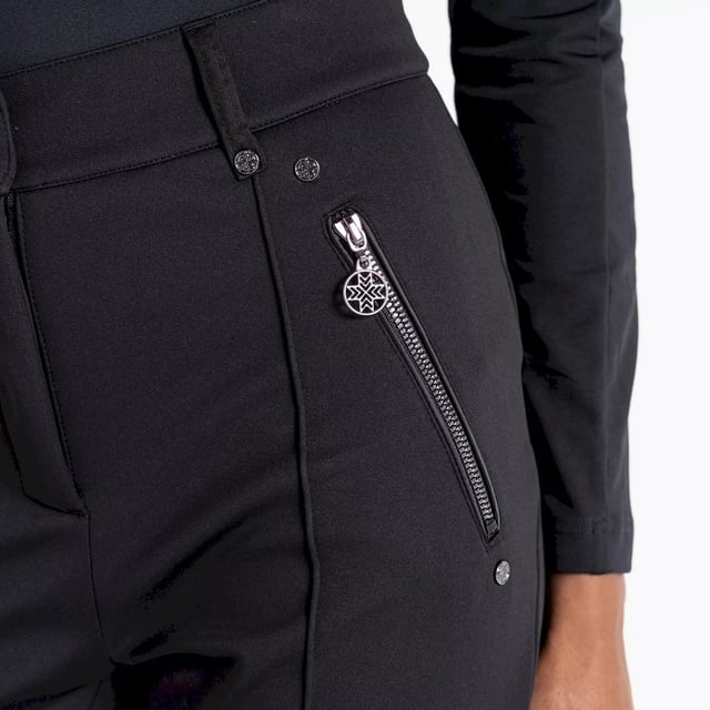 100% Polyester. Fabric: Softshell, Stretch. Waterproof Rating: 10000mm. 5000g/m¬≤/24hrs. Pockets: 2 Side Pockets, Zip. Belt Loops. Lining: Bonded Fleece, Soft. Fabric Technology: Breathable, Lightweight, Waterproof. Fastening: Button, Zip Fly. Sustainability: Made from Recycled Materials. Design: Plain. Fit: Shaped.