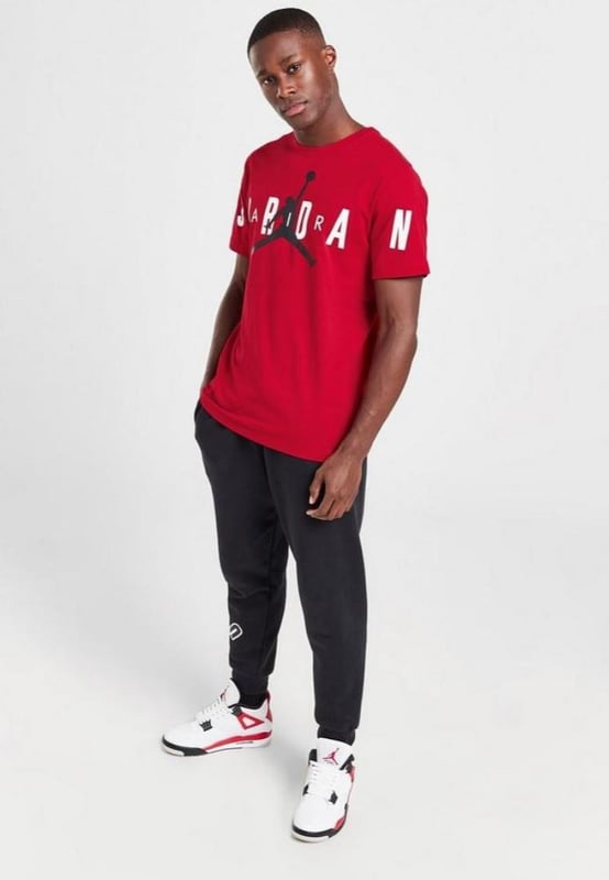 Nike Air Jordan Stretch T Shirt in Red