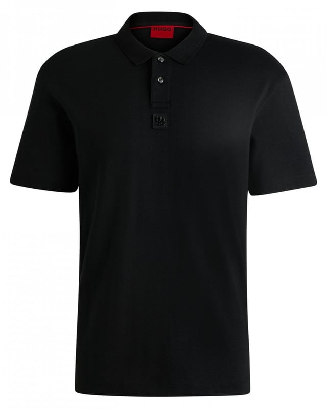 A signature polo shirt with a super-soft finish by HUGO Menswear. Featuring a stacked-logo badge, this top is cut to a casual regular fit.
Regular fitFlat-knit collarNumber of buttons: 2Short sleevesNo cuffsStandard length
100% Cotton
50517638
 