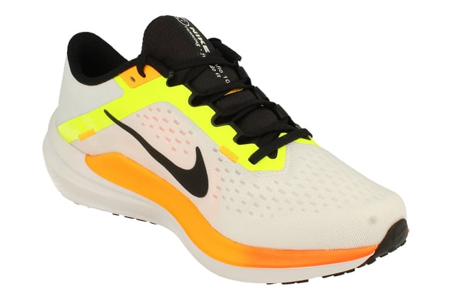 Nike Air Winflo 10 Mens Trainers Multicoloured Nike Air Winflo 10 Mens Dv4022 - White Black Volt Laser Orange 101