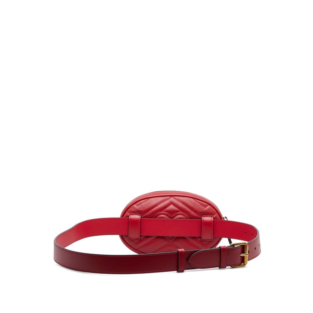 Gucci marmont new arrivals belt bag red