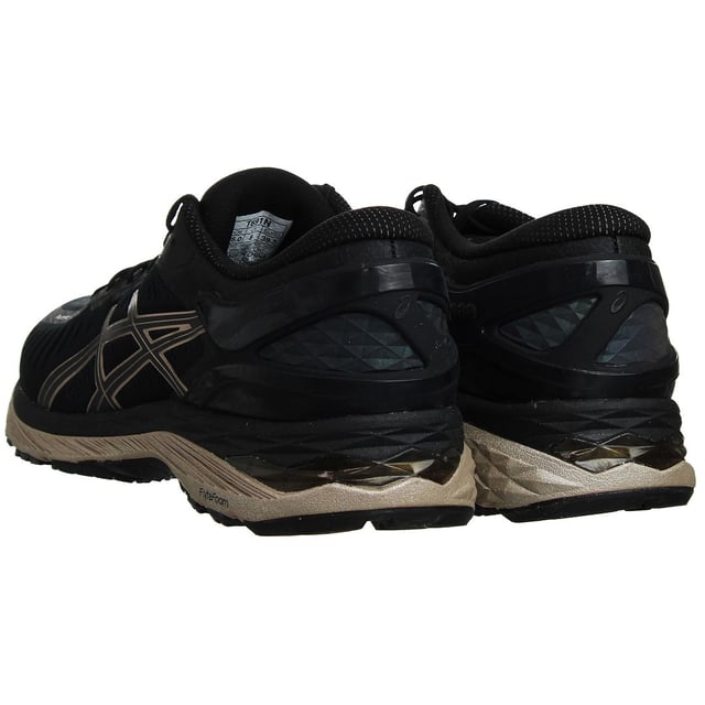 Introducing the Asics MetaRun Women's Black Running Trainers â€“ a pinnacle of innovation, comfort, and style, tailored specifically for the dedicated female athlete. These trainers are engineered to provide an unmatched running experience, offering a perfect balance of performance and aesthetics. Here's a comprehensive description of these exceptional running trainers along with their key features:

 Sleek and Minimalist Design:  
The Asics MetaRun Women's Black Running Trainers feature a sleek and minimalist design, exuding a timeless and sophisticated appeal. The classic black colorway adds a touch of elegance to your running gear, making them suitable for both athletic pursuits and everyday wear.

 MetaRun Technology:  
At the heart of these trainers is Asics' groundbreaking MetaRun technology, a culmination of years of research and innovation. This technology delivers an exceptional running experience by optimizing cushioning, stability, and responsiveness. It's designed to adapt to your unique running style, providing the perfect blend of support and comfort.

 FlyteFoam Midsole:  
The FlyteFoam midsole in these trainers offers exceptional lightweight cushioning, ensuring a responsive and energized ride. It minimizes the risk of fatigue and provides a springy feel with every stride.

 X-GEL Hybrid Cushioning:  
For superior shock absorption and cushioning, these trainers feature X-GEL hybrid cushioning technology, strategically placed in critical impact zones. This advanced cushioning minimizes the stress on your joints, reducing the risk of injury during high-impact activities.

 Adaptive Upper:  
The trainers' adaptive upper is designed to offer a glove-like fit, ensuring your feet remain secure and comfortable throughout your run. This feature minimizes friction and the likelihood of blisters, allowing you to focus on your performance.

 Breathable Mesh:  
The trainers incorporate a breathable mesh upper that promotes airflow, keeping your feet cool and dry, even during intense workouts. Say goodbye to sweaty and uncomfortable feet.

 Stabilizing Heel Counter:  
A stabilizing heel counter provides additional support and stability to your heel, preventing excessive movement and promoting a more efficient and injury-free running stride.

 Durable Outsole:  
The outsole of the MetaRun trainers is constructed from durable rubber, offering exceptional traction on a variety of surfaces. Whether you're on the track, trail, or pavement, you can trust these trainers to provide reliable grip.

 Gender-Specific Fit:  
These trainers are specifically designed for women, taking into consideration the unique anatomy of the female foot. This ensures a comfortable and supportive fit that caters to the needs of female athletes.

 Versatile Performance:  
Ideal for serious runners, these trainers are versatile enough to excel in various athletic activities, making them perfect for everything from long-distance running to cross-training.

Elevate your running game and showcase your commitment to both performance and style with the Asics MetaRun Women's Black Running Trainers. With cutting-edge technology, sleek design, and exceptional comfort, these trainers are the perfect choice for female athletes who demand the best in running footwear. Experience the ultimate fusion of innovation and elegance with every stride you take in these premium running trainers.