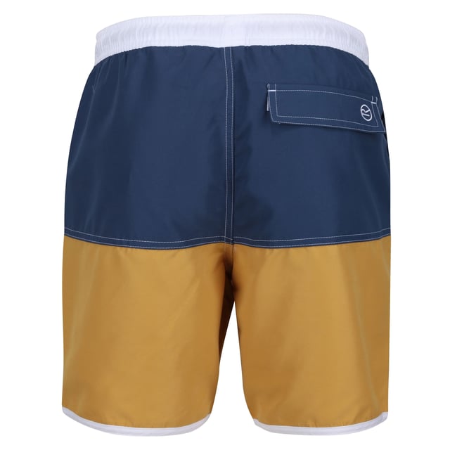 100% gerecycleerd polyester. Voering: Gaas. Stof: Microvezel, Soft Touch. Ontwerp: Kleurenblok, Logo. Bevestiging: Pull-On. Binnen Briefje. Stoftechnologie: slijtvast, sneldrogend. Taille: Koord, Elastisch. Duurzaamheid: Gemaakt van gerecycled materiaal.