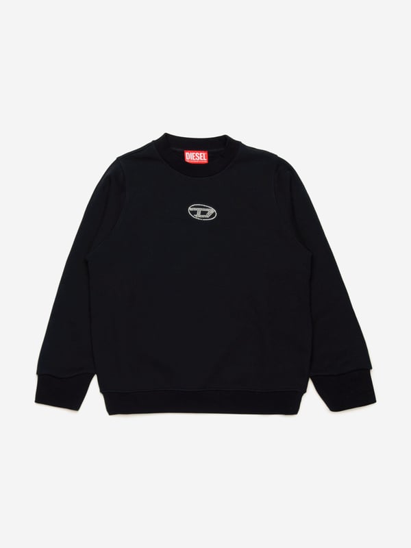 Introducing the Diesel Girls Slemby Logo Sweatshirt in sleek black, a chic addition for AW2024! Tailored for comfort and style, it's the perfect pick for your little trendsetter. Key highlights include: Bold Diesel Logo: Signature branding for an iconic, fashionable look. Premium Comfort: Soft fabric ensures all-day wearability without compromising style. Versatile Design: Seamlessly transitions from playdates to parties. Durable Fabric: Stands up to the energy of adventurous girls.Elevate her wardrobe with this stylish Diesel masterpiece!