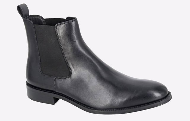 Step into classic style and comfort with the Roamers Deen Ankle Boots. These boots feature a premium leather upper that exudes sophistication and durability. The twin gusset design ensures a snug fit and easy slip-on convenience, complemented by a heel pull tab for effortless on/off wear. Inside, the boots are lined with a patterned textile, providing a stylish touch and added comfort. The PU sock offers additional cushioning, making them perfect for all-day wear. Finished with a tunit sole and a slight raised heel, these ankle boots provide excellent traction and a subtle lift. Ideal for both casual and semi-formal occasions, the Roamers Deen Ankle Boots are a versatile addition to any wardrobe.
 - Leather upper 
 - Twin gusset design 
 - Patterned textile lining 
 - PU sock 
 - Heel pull tab for easy on/off wear 
 - Tunit sole with slight raised heel