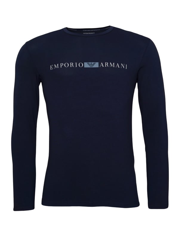Dieses einfarbige Langarmshirt von Emporio Armani für Herren besticht durch seinen klassischen Rundhalsausschnitt. Die elastische Stoffqualität sorgt für optimalen Tragekomfort und Bewegungsfreiheit. Ein dezenter Label-Print auf der Brust verleiht dem Shirt eine elegante Note. Der figurbetonte Schnitt bietet eine moderne und stilvolle Passform. Perfekt für den Alltag oder sportliche Aktivitäten. Überzeugen Sie sich selbst von der erstklassigen Qualität und dem zeitlosen Design.