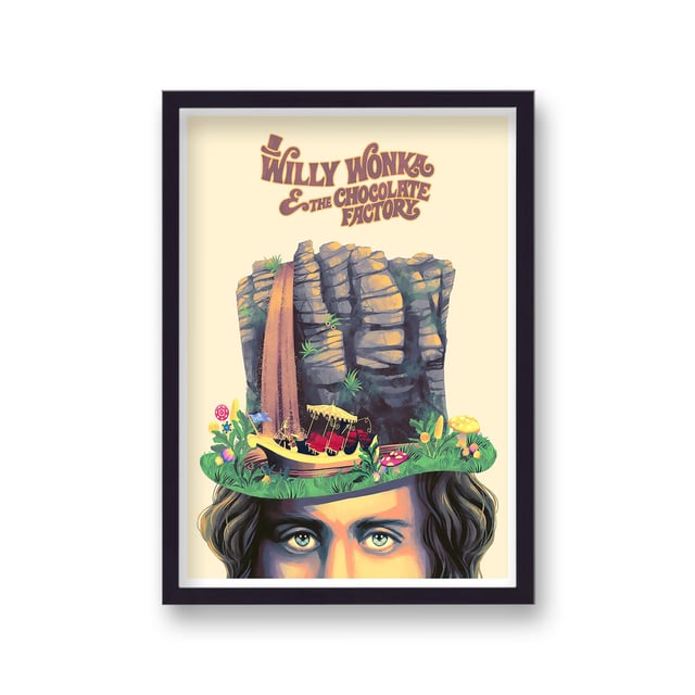 Willy Wonka & The Chocolate Factory Gene Wilder Alternative Movie Poster