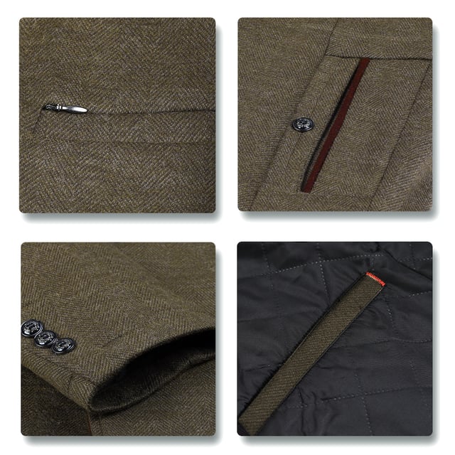 [Materialpflege]

HERVORRAGENDES MATERIAL ¨C Wolle 26 % Polyester 51 % Viskose 8 % Baumwolle 15 %. Weicher und bequemer Stoff; mit glatten Linien f¨¹r einen schlanken und taillierten Look.

PFLEGEHINWEISE ¨C Chemische Reinigung wird empfohlen; Handw?sche ist m?glich, jedoch mit kaltem Wasser.

VIELSEITIGER ANLASS ¨C ¨¹bergangsjacke: Perfekt zum Tragen im Herbst und Winter

ANL?SSE: Geeignet f¨¹r jeden Anlass, z. B. Freizeit, Gesch?ft, B¨¹ro, Arbeit, Urlaub, im Freien. Jahreszeiten: Geeignet f¨¹r Winter und Herbst.

[Paket]

1 * Mantel