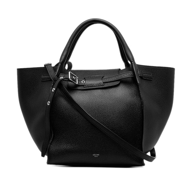 Vintage Celine Small Big Satchel Black