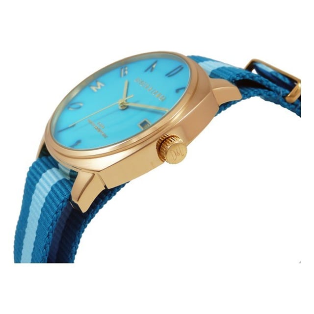 DEVOTA & LOMBA DL008MSPBLBL- Uhr Mann Quarz• Material: Edelstahl• Glas: Mineral• Armband: Nylon• Farbe: Gold• Wasserbeständigkeit: 50 m (5 ATM)• Gehäusegröße: 42 mm