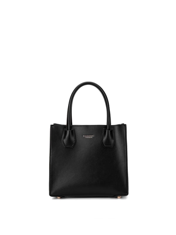 Damenhandtasche mit Reißverschluss. eine Innentasche mit Reißverschluss und zwei offene Innentaschen. fehlende Außentaschen. verstellbarer und abnehmbarer Schultergurt. Im PU-Griff. Drei Innenfächer.  Außenmaterial. Innen ungefüttert. Maße: 23x20,5x10,5 cm. Modeprodukt