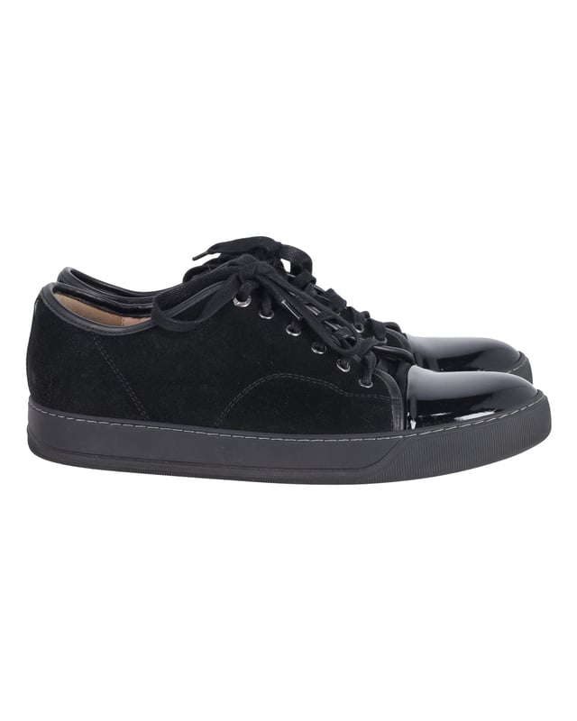Lanvin dbb1 suede calfskin sneaker best sale
