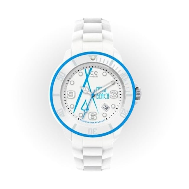 If you like to follow the latest trends in fashion and accessories, buy Men's Watch Ice SP.NB.WE.U.S.13 (38 mm) at the best price. Gender: Men Dial Color: White Material Bracelet: Rubber Movement type: Quartz Clasp Type: Buckle Waterproof: 10 atm Case material: Polycarbonate Glass: Mineral Includes case brand Size: 38 mm