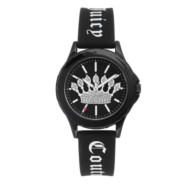 Juicy Couture Watch JC/1325BKBK
Genero: Mujer
Color principal: Negro
mecanismo de relojeria: Cuarzo (bateria)
formato de la visualizacion: Analogico
La resistencia al agua: 0 ATM
Cierre del reloj: Hebilla de alfiler
Funciona: No hay ninguna funcion extra
Color de la caja: Negro
material de la caja: Metal
ancho de la caja: 38
longitud de la caja: 38
reloj de ajuste: Rhinestone
Color del brazalete: Negro
material del brazalete: Silicona/caucho
el ancho de la cara: 18
circunferencia de la muneca: 22.5
entrega: Caja de relojes
Estilo: Moda
Altura de la carcasa: 9
Vidrio: Vidrio mineral
color de la esfera: Negro
Reserva de energia: No automatico
Bezel: Ninguno