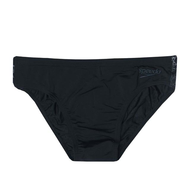 Speedo Boomstar Splice 7 cm zwembroek voor heren, zwart en grijs