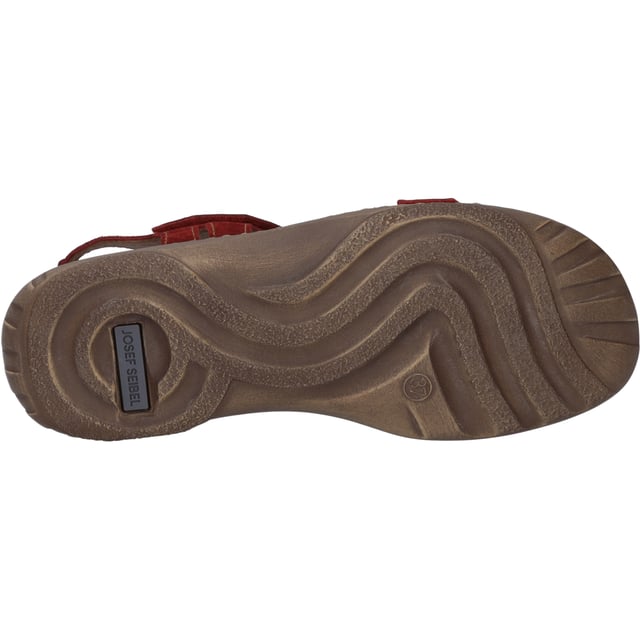 Estos zapatos están fabricados piel de vaca fina, lo que los hace muy duraderas. La práctica cremallera sirve para una sujeción firme en las sandalias. El modelo además está provisto de las típicas costuras a mano de JOSEF SEIBEL. El ancho G es ideal para los pies normales. Con el modelo Debra 58 podrá disfrutar de más libertad en su tiempo libre.