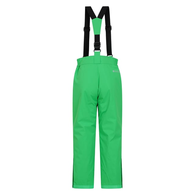 100% Polyester. Fabric: Double Layered. Pockets: 2 Side Pockets, Welted, Zip. Adjustable Braces, Detachable Braces, Reinforced Knee, Scuff Guards, Side Zip Ankles, Snow Gaiters. Fabric Technology: DWR Finish, Snowproof, Water Resistant. Waistline: Part Elasticated. Fastening: Stud, Zip Fly.