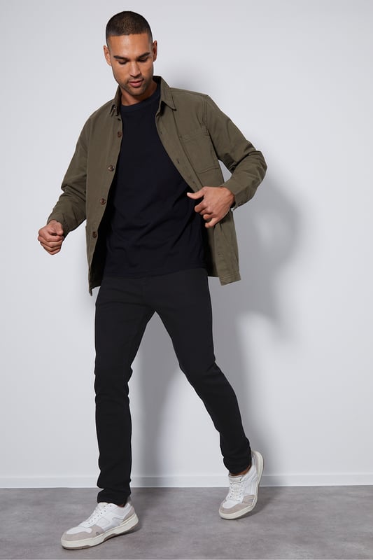 Threadbare black online jeans
