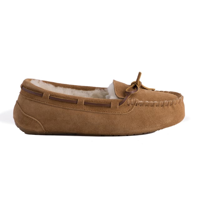 Cosy moccasin you will never want to take off your feet
Plush premium Australian sheepskin lining
Leather suede upper - Water Resistant
Full Australian sheepskin insole
Fine craftsmanship
Light weight EVA outsole - soft and extra cushioning

Sheepskin breathes allowing feet to stay warm in winter and cool in summer
100% brand new and high quality, comes in a branded box, suitable for gift