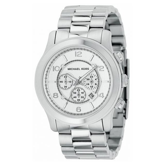 Michael Kors MK8086 - Herrenuhr Quarz aus Edelstahl• Material: Edelstahl• Glas: Mineral• Armband: Edelstahl• Farbe: Silber• Wasserbeständigkeit: 50 m (5 ATM)• Gehäusegröße: 50 mm