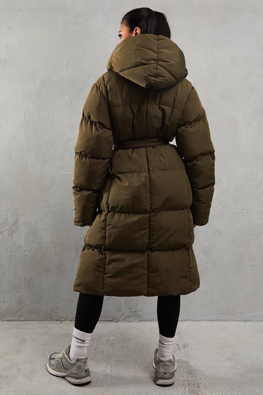 Hooded Longline Padded Coat