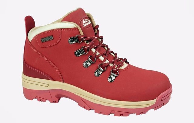 These Johnscliffe ankle boots are designed to give you a superior stride and a unbeatable walk every single time. With a durable leather upper, with a waterproof membrane and cushioned heel, ankle and tongue collar, these Trek hiking boots will be sure to get you through every trail this season and are a must have buy for any footwear collection
- Coated leather upper
- Padded heel and ankle collar
- D-Ring lace up closure
- Hell pull tab for easy slip on wear
- Waterproof membraine
- Removable inner sock
- Durable rubber outsole
- Johnscliffe branding
