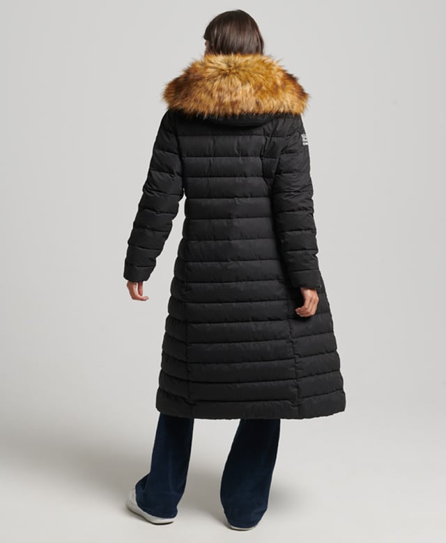 Arctic long puffer coat superdry outlet
