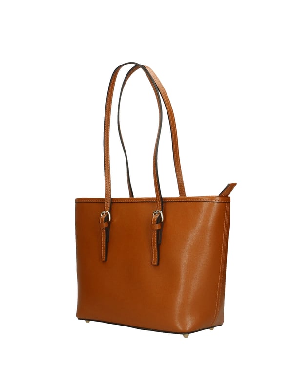 Bolso bandolera para mujer en piel genuina saffiano. Producto artesanal italiano. Hecho en Italia