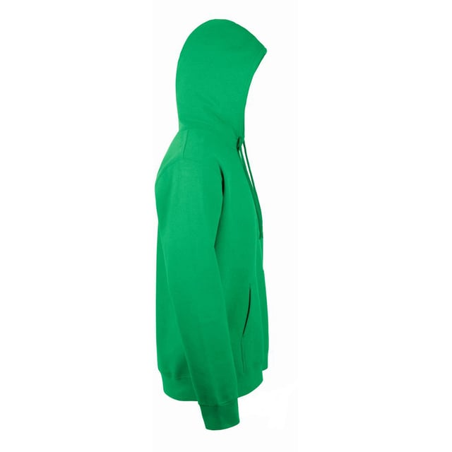 Für Erwachsene geeignet. Innenseite aus gebürstetem Fleece. Gefütterte Kapuze mit passendem Kordelzug. Kängurutasche. Herabhängende Schultern. Gerippte Bündchen an Ärmeln und Saum. Abgesteppte Nähte. Gewicht: 280 g/m²,. Ungefährer Brustumfang (cm): S (91-97), M (97-102), L (104-107), XL (109-112), 2XL (114-119), 3XL (119-124). Material: 50% Baumwolle, 50% Polyester.