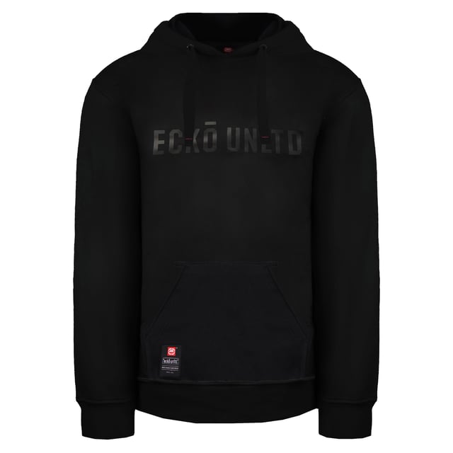 Ecko Unltd. Long Sleeve Pullover Black Mens E-Tron Hoodie EFM04734 BLACK