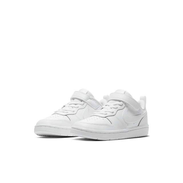 Spezifikationen: Low-cut Basketball-Stil Turnschuhe aus Leder, langlebig und leicht zu reinigen, kontrastierenden Logo an den Seiten angebracht Schnürung: Klettverschluss und elastische Schnürsenkel Sohlentyp: Durchgehende Sohle für bessere Traktion