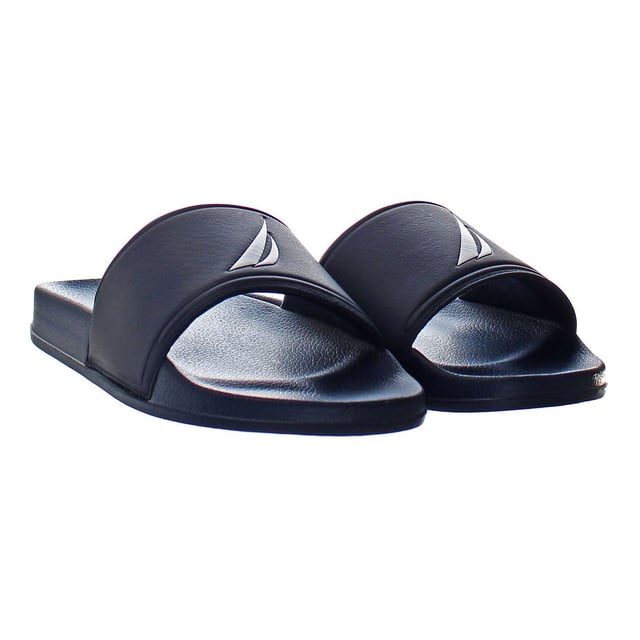 Nautica Harbour Slip-On Blue Synthetic Mens Sliders N9CR0069 Dark Navy