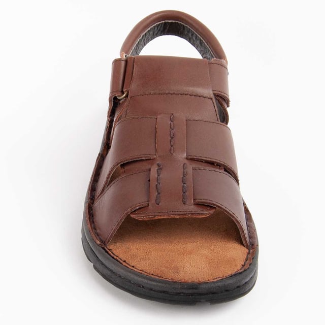 Garantía Purapiel, 10 años de garantía. Sandalia casual para hombre. Hecha en piel natural. Calce cómodo. Fabricado por otras marcas para nuestra marca.