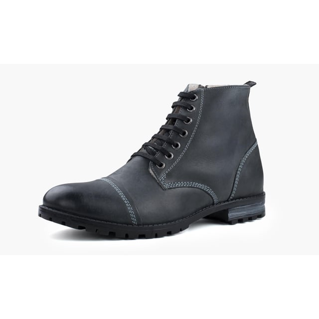 Redfoot Decker Black Leather Fashion Work Boot