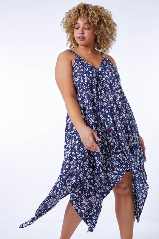 Roman hanky hem dress hotsell