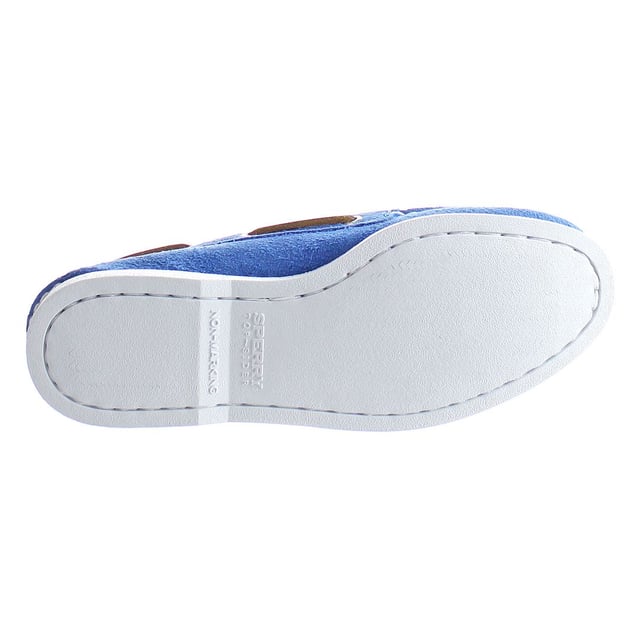 Sperry A/0 2-Eye  Lace-Up Blue Smooth Leather Mens Shoes STS24215