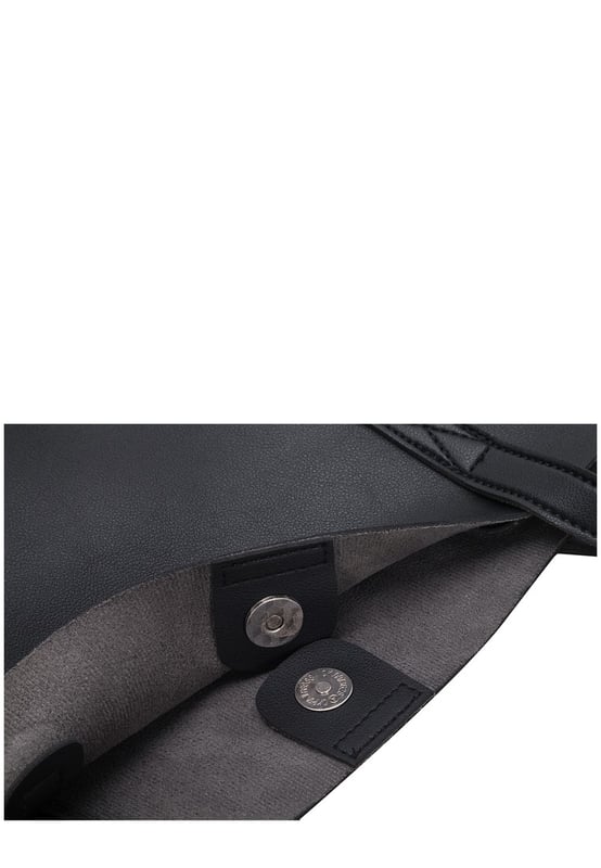 The Annalise XL Tote from the Lori collection uses an unlined smooth PU which remains flexible when you wear it. Simple details such as the debossed Claudia Canova logo and double front pocket detail and the soft and flexible shape makes this bag lightweight and sleek, great for storing all your daily essentials. Inside is a removable zippered pouch, which you can clip in place to keep your more valuable items extra safe. Features: , Unlined smooth PU, Claudia Canova blind debossed logo, Twin grab handles, Soft and flexible shape, Removable inner pouch with zip fastening, Double front pocket detail, Mag-dot fastening Style Ref: 84382 BLACK