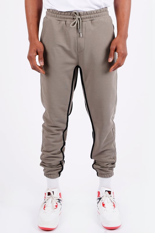 Tom Barron Heren stijlvolle joggingbroek met duo strepen