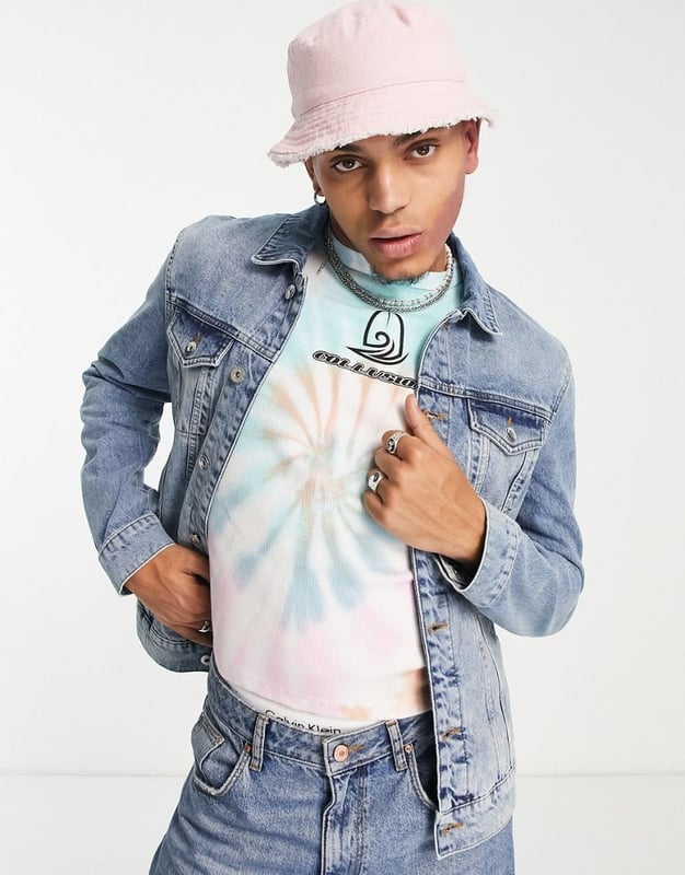 Shrunken sales jean jacket