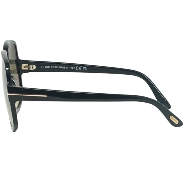 Tom Ford Delphine-02 FT0992 01B Black Sunglasses. A touch of fun for your summer days, but nothing too out of the ordinary for a Tom Ford collectible. Tom Ford Black Sunglass perfect for the summer.. Made In Italy, Tom Ford Black Sunglass, Lens Width = 60mm, Nose Bridge Width = 20mm, Arm Length = 135mm. Branded Sunglasses Case and Cleaning Cloth Included. 100% Protection Against UVA &amp; UVB Sunlight and Conform to British Standard EN 1836:2005, Sunglasses, Sunglasses Case, Cleaning Cloth and Care Instructions all Included. Tom Ford FT0992 01B Sunglasses