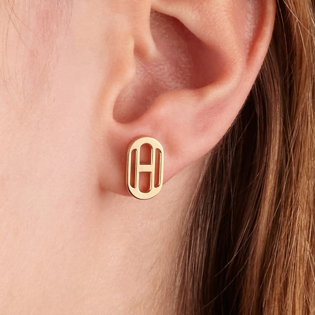 Tommy hilfiger gold sale earrings