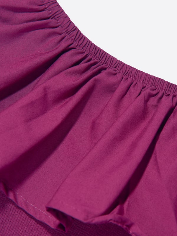 Introducing the Molo Girls Long Sleeve T-Shirt in Purple, an essential luxury item for your little girl's wardrobe. Here the reasons why this top is a perfect addition: Unique Style: A captivating purple hue that effortlessly evokes elegance and charm, seamlessly blending comfort with style. High-End Design: Created by Molo, this high-end brand guarantees credibility and quality, promising a garment that's designed to stand out. Exceptional Comfort: Crafted from premium, snugly materials, ensuring your girl's ultimate comfort for all day wear.  Dress it up or down: Versatile and stylish, it can be accessorized for a fancy outing or worn for a casual day. Add the Molo Girls Long Sleeve T-Shirt in Purple to revamp her wardrobe now!